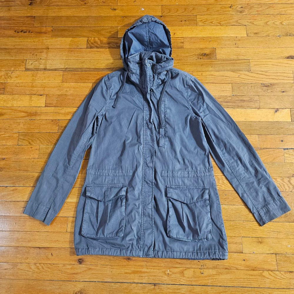 James Perse Gray Yosemite Full Zip Bomber Jacket Size 2
